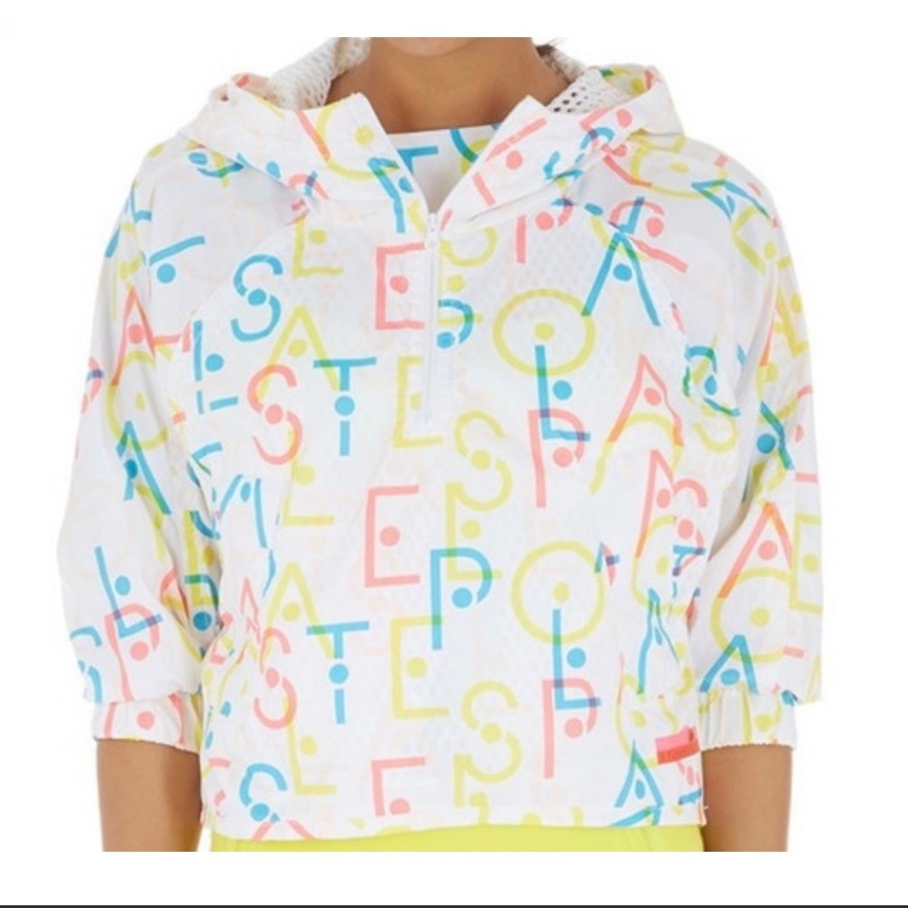 ADIDAS Stellasport WINDBREAKER AOP Hooded JACKET